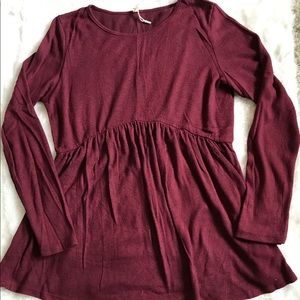 Maternity babydoll top